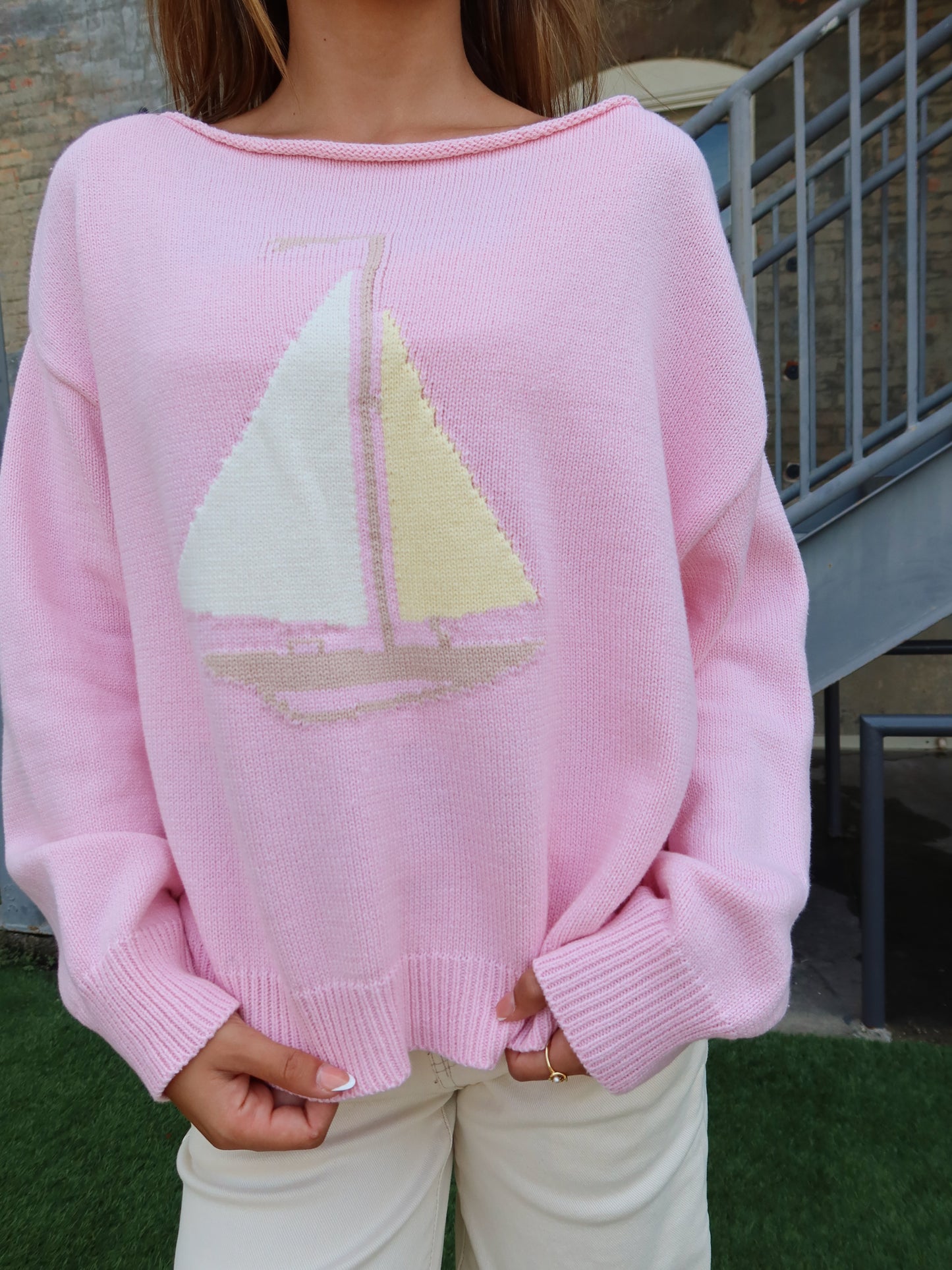 Ashton Boat Neck Sweater