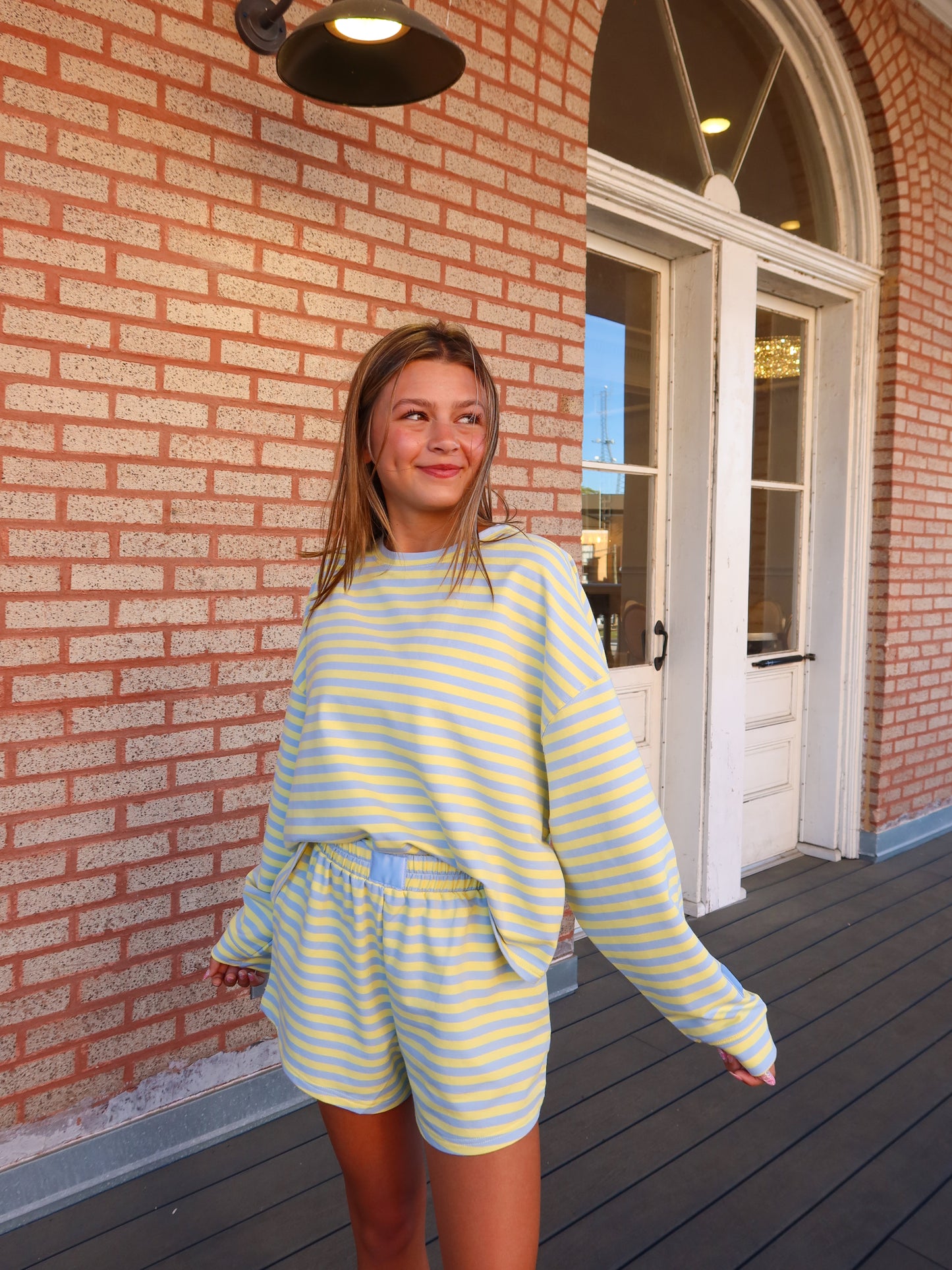 Lola Striped Short Set