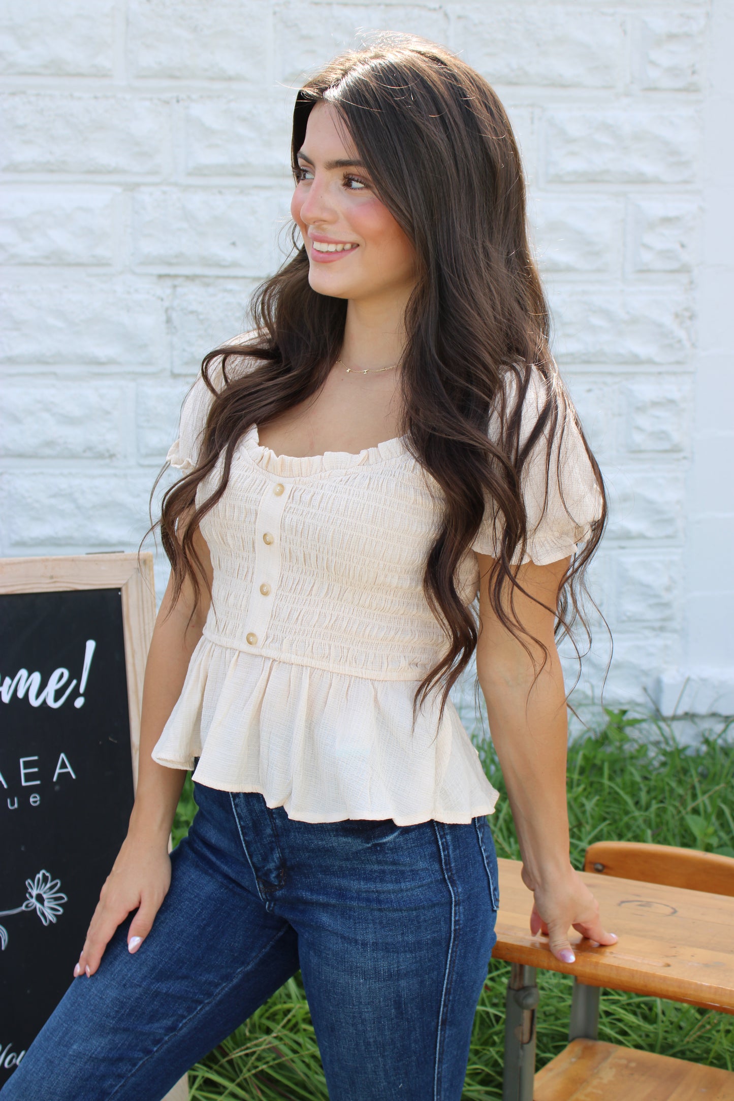 Baylee Smocked Top