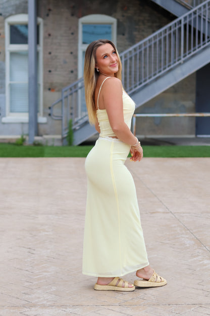 Brynn Mesh Skirt Set