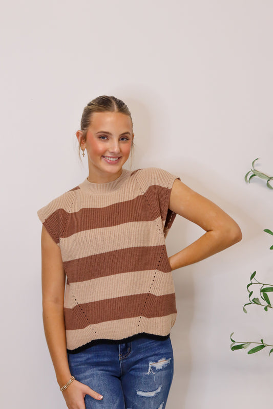 Valerie Scalloped Sweater Vest