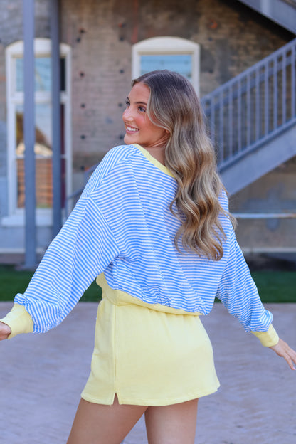 Connie Striped Skort Set