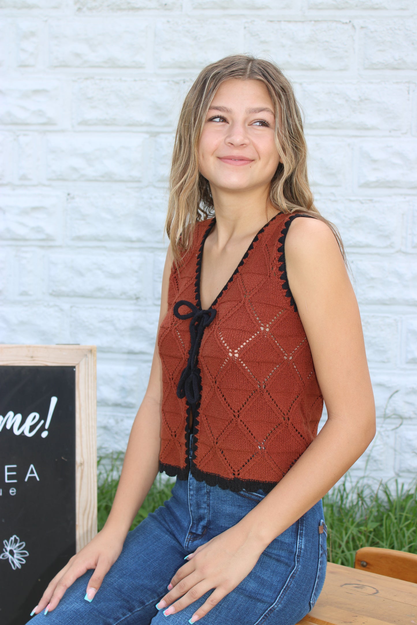 Elara Crochet Vest