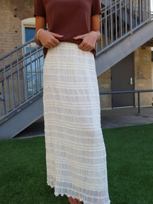 Ashton Woven Maxi Skirt