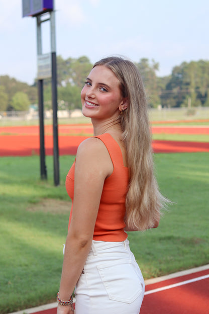 Callie Brami Top - Orange