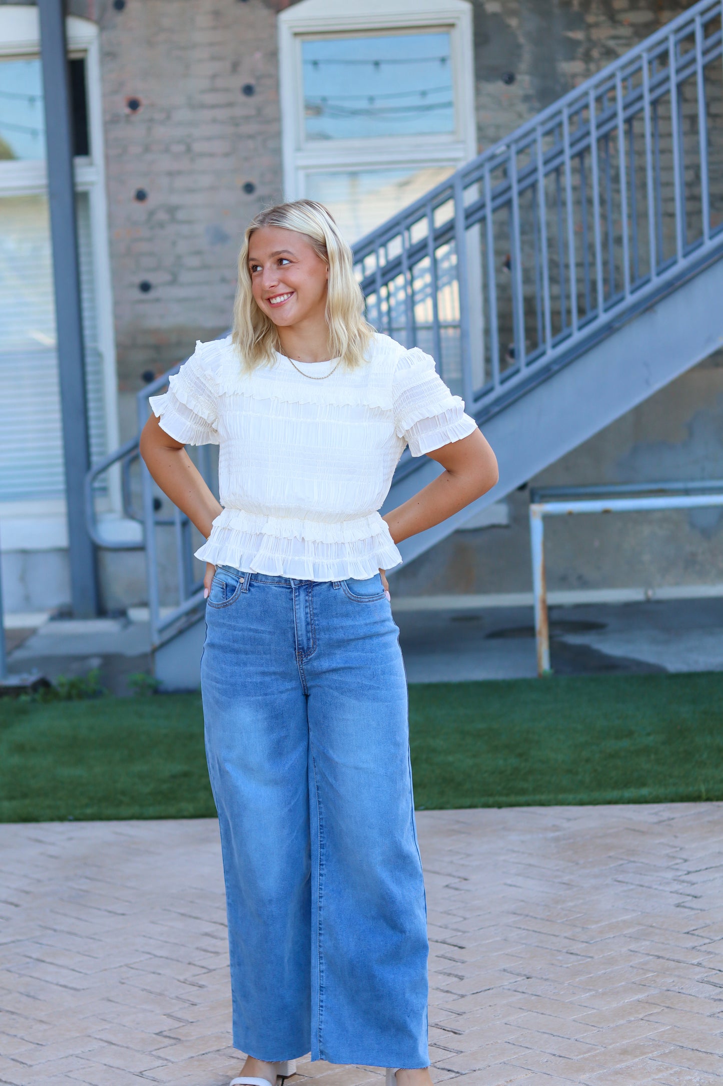 Josephine Smocked Top