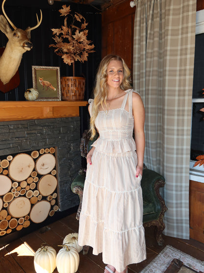 Mable Gingham Midi Skirt