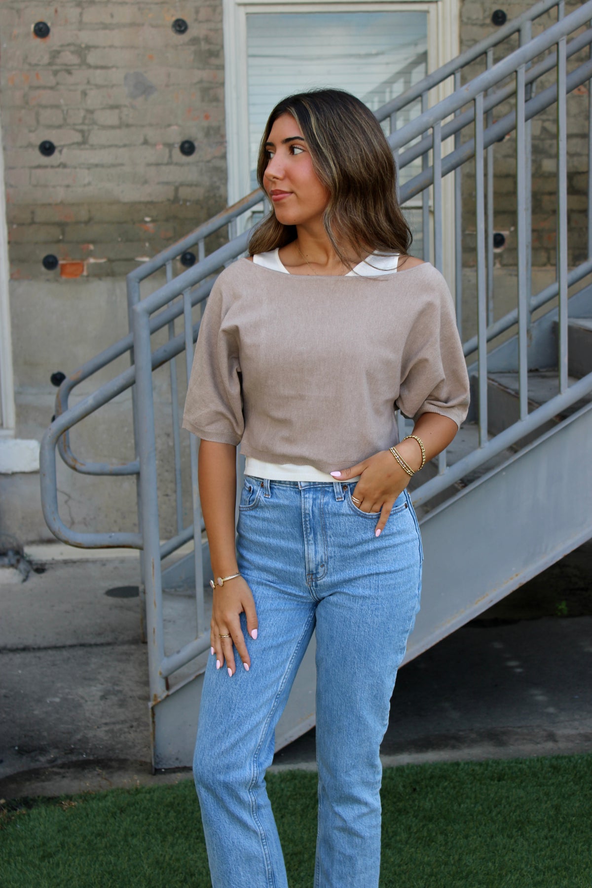 Gemma Knit Sweater Top