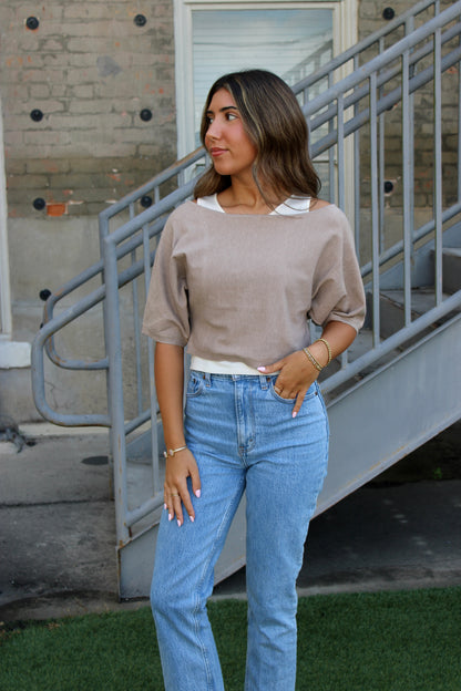 Gemma Knit Sweater Top