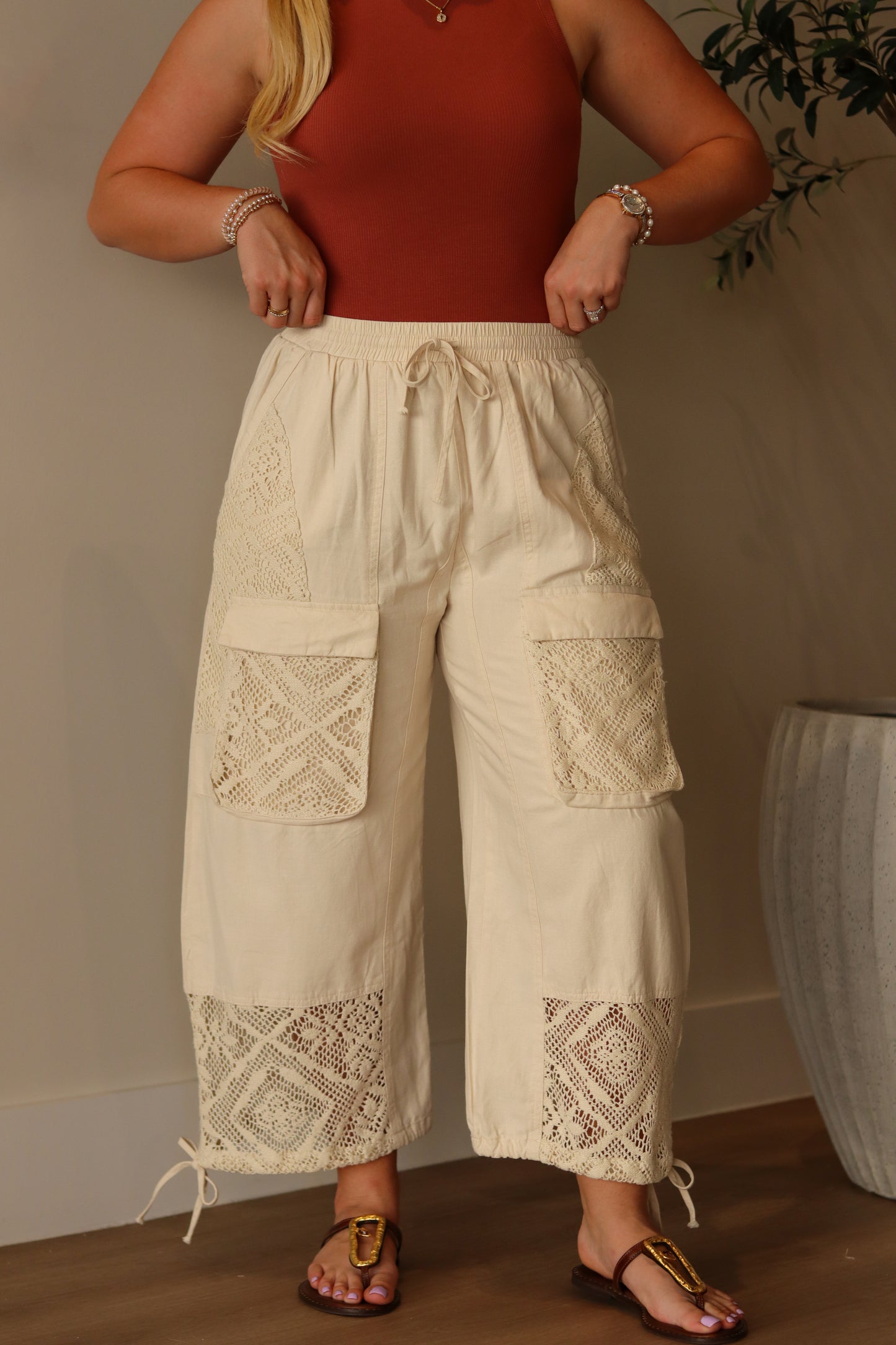 Sweet Bliss Crochet Joggers