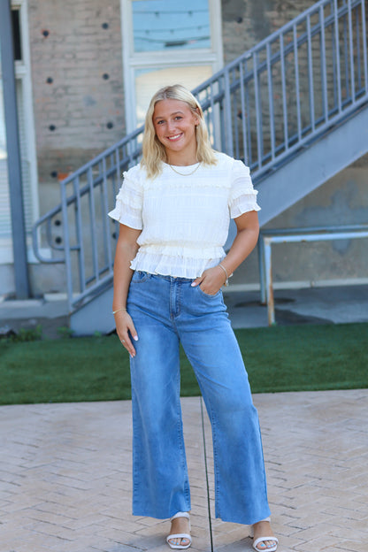 Josephine Smocked Top