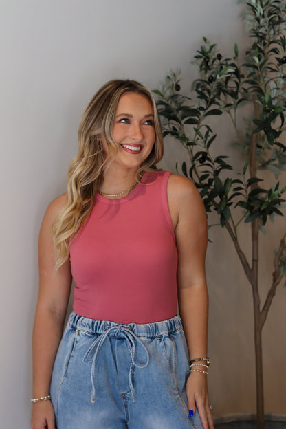 Luxe Bodysuit - Berry