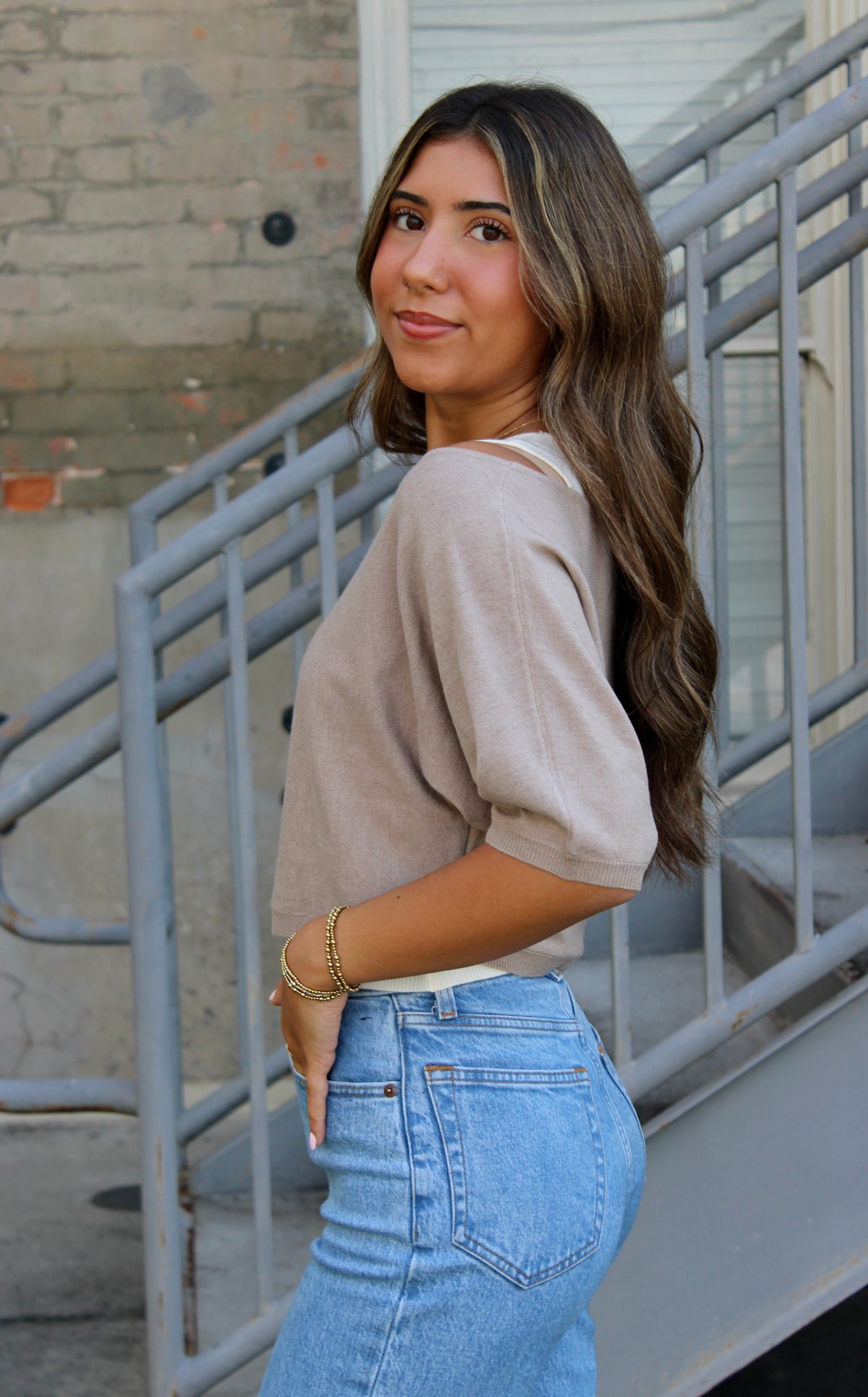 Gemma Knit Sweater Top