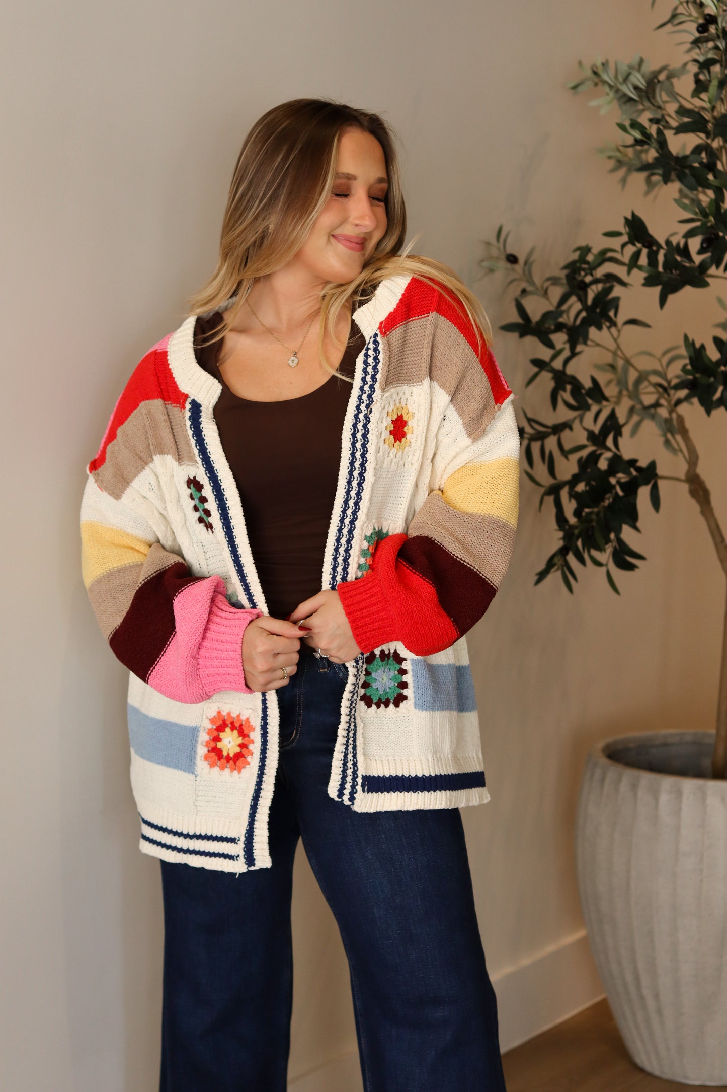 Gracie Patchwork Cardigan
