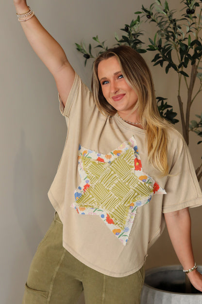 Stargirl Patchwork Tee