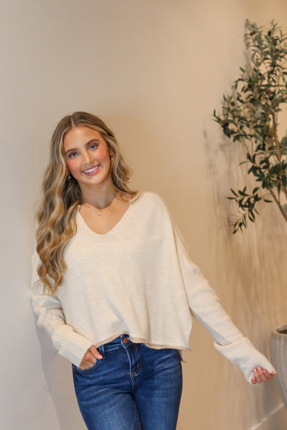 Safe Haven Cropped Sweater