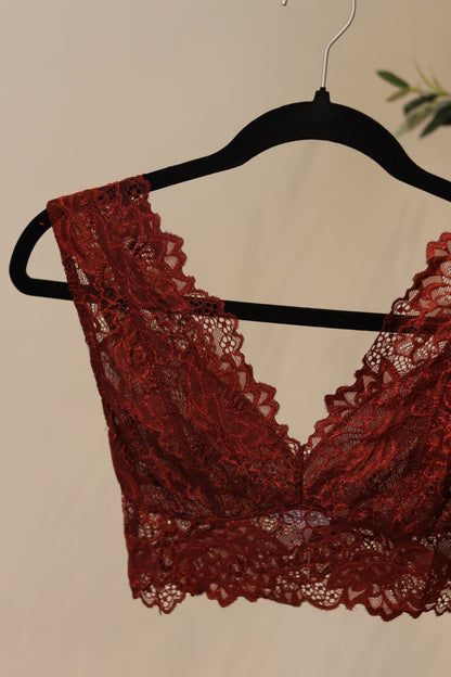 Hollen Bralette - Burgundy