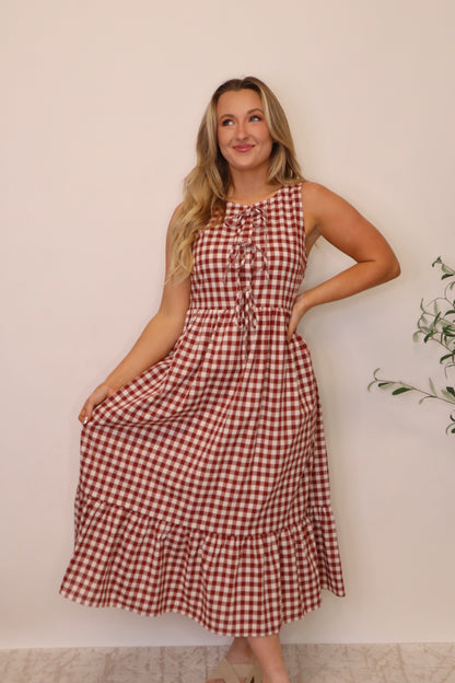 Amelia Gingham Dress