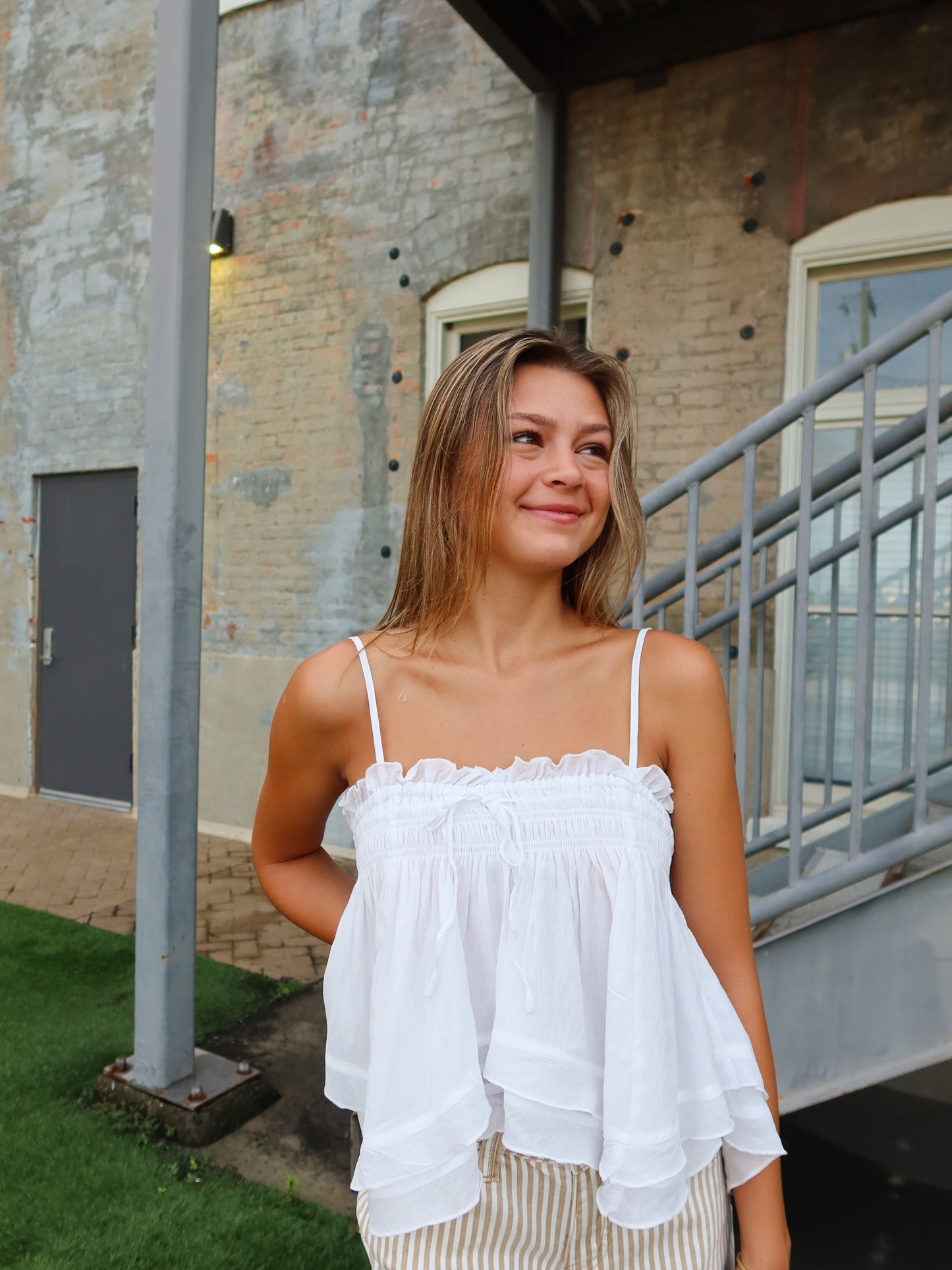 Zoie Handkerchief Cami Top
