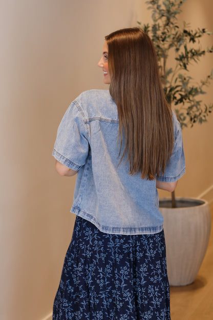 Day Out Denim Button Up