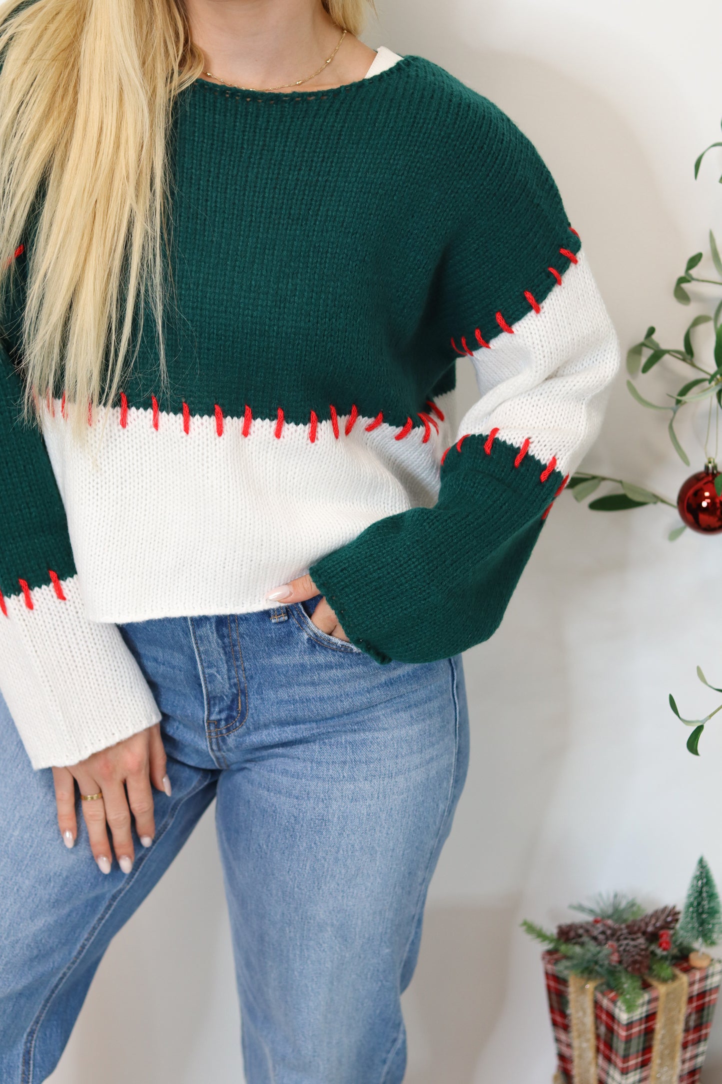 Dove Cropped Sweater