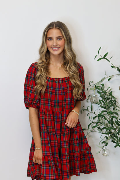 Merry Me Gingham Mini Dress