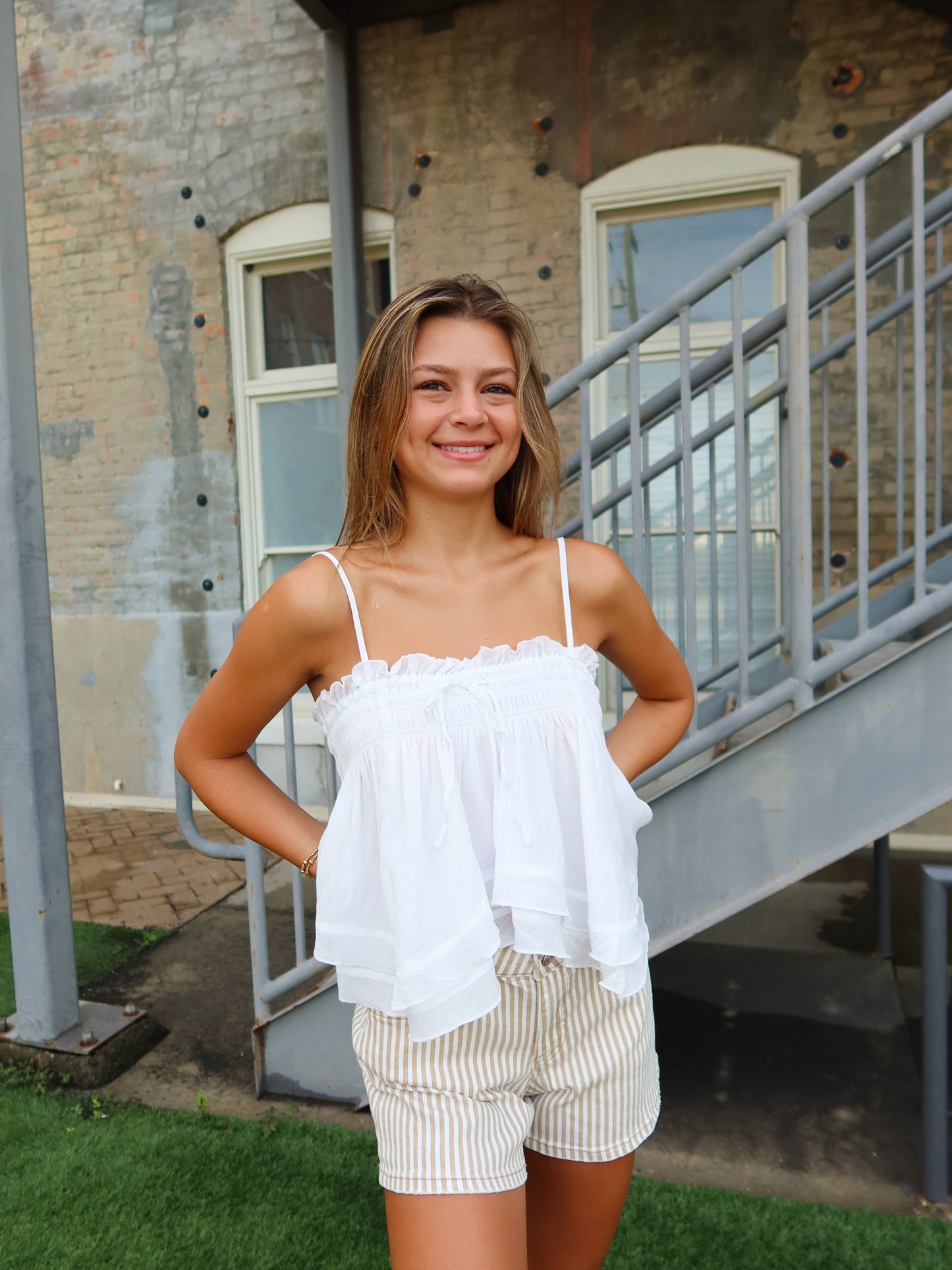Zoie Handkerchief Cami Top