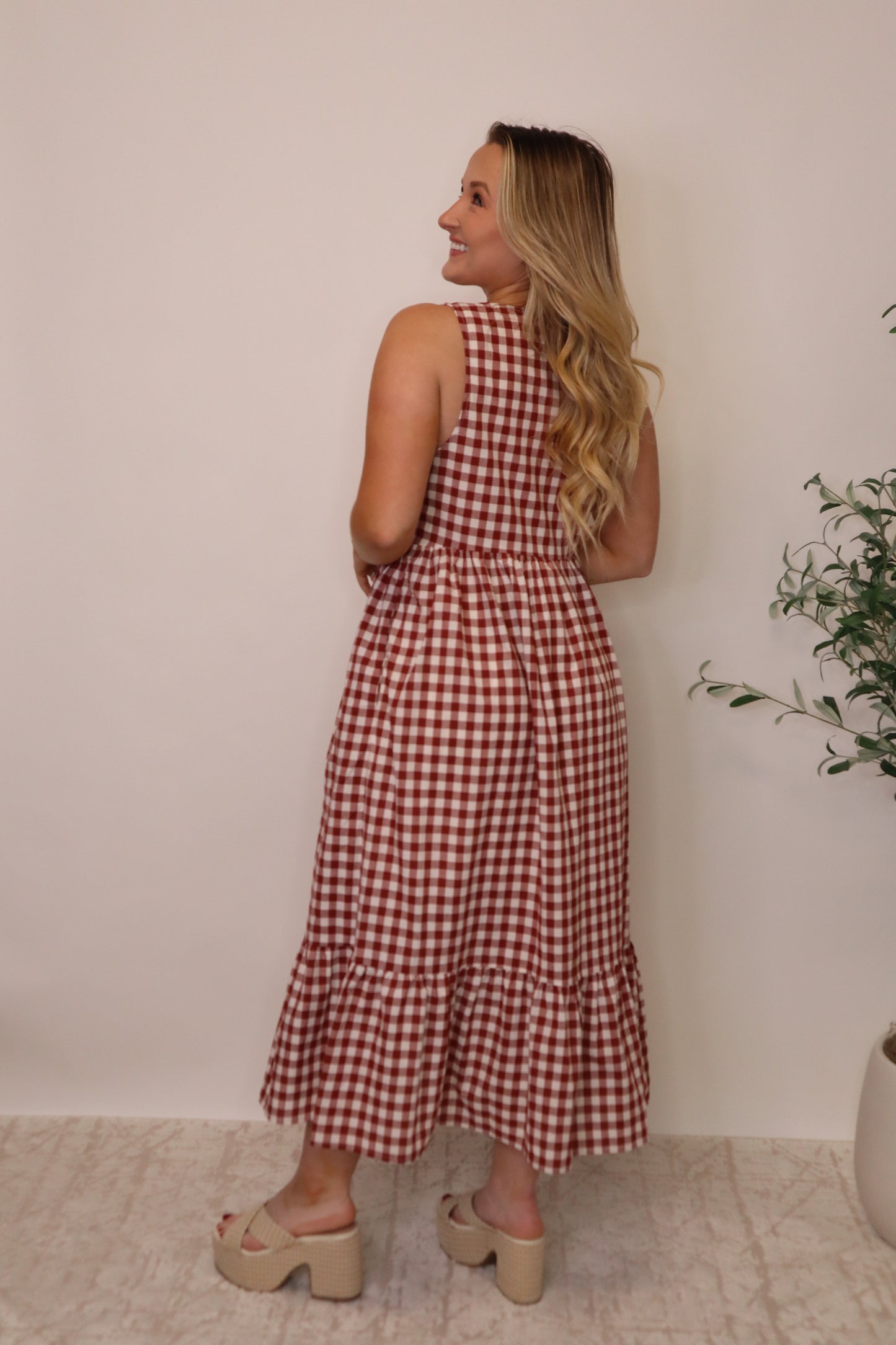 Amelia Gingham Dress