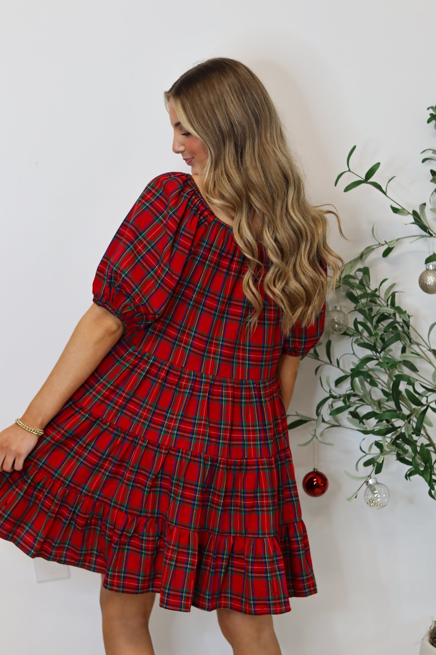 Merry Me Gingham Mini Dress