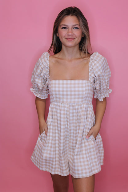 First Pick Romper - Khaki