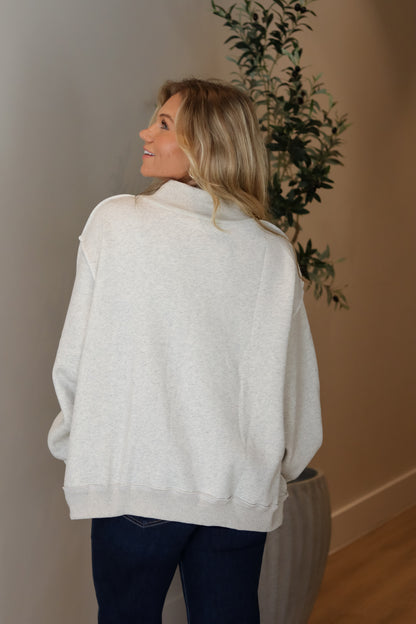 'GRINCHY & MERRY'  Reversible Mockneck