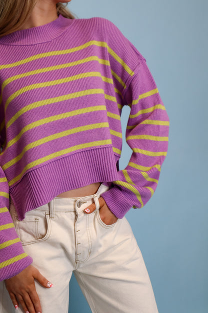 Right This Way Striped Sweater