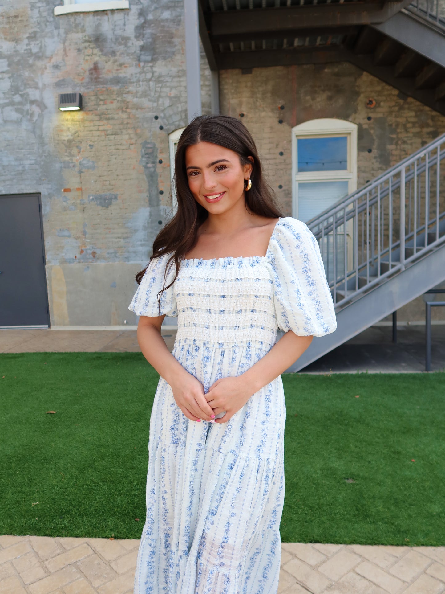 Robyn Smocked Maxi Dress