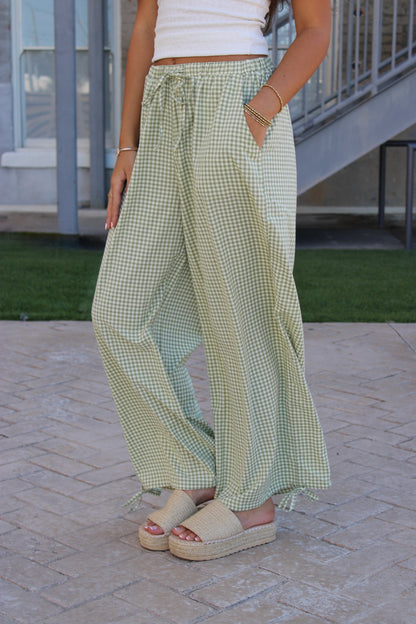 Hazel Gingham Joggers