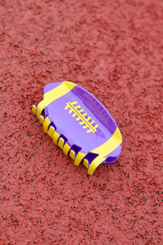 Tiger Football Claw Clip