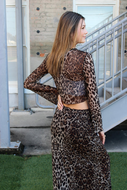 Calla Leopard Knit Top