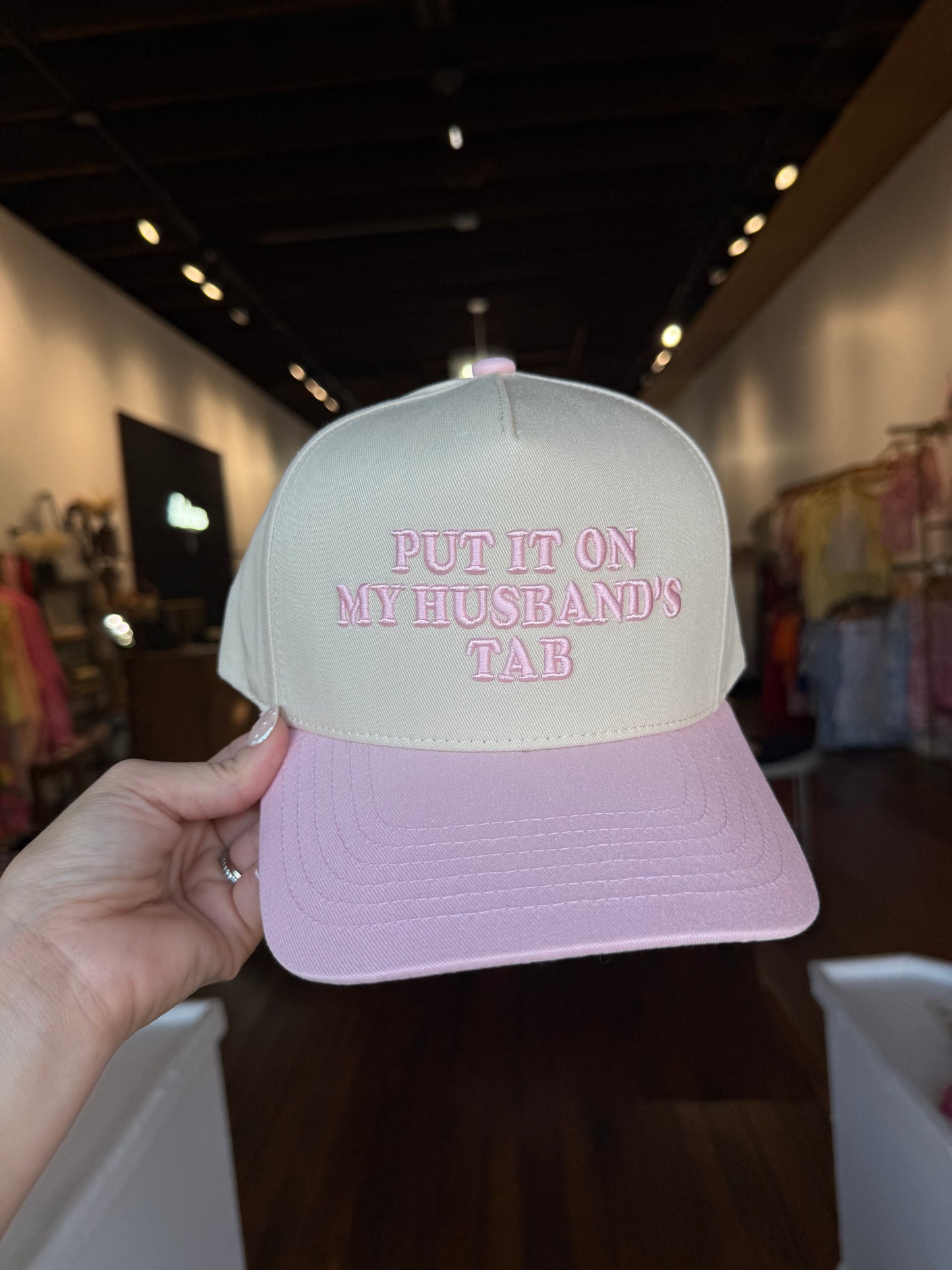 Husband’s Tab Trucker Hat
