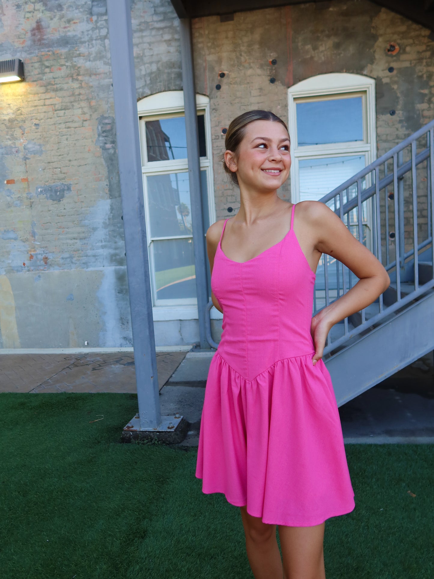 Nantucket Drop Waist Mini Dress
