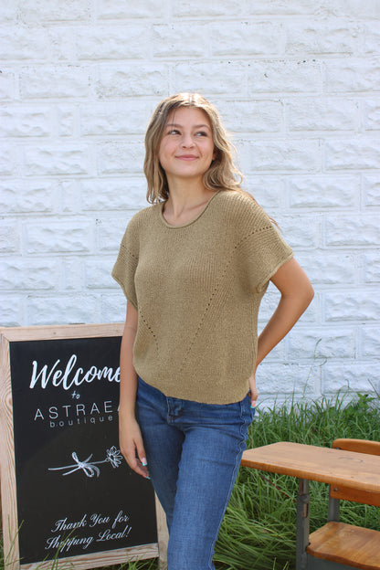 Marley Knit Sweater - Olive