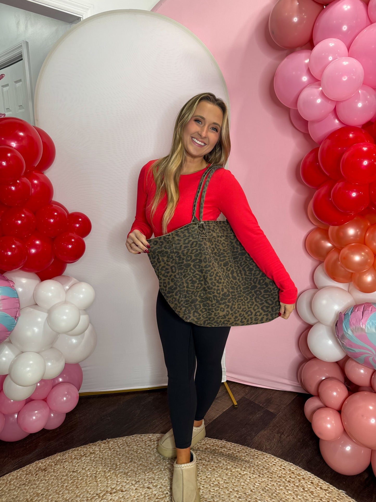 Cheetah Girl Canvas Tote