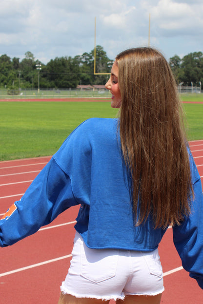 Florida Girl Patched Sweater