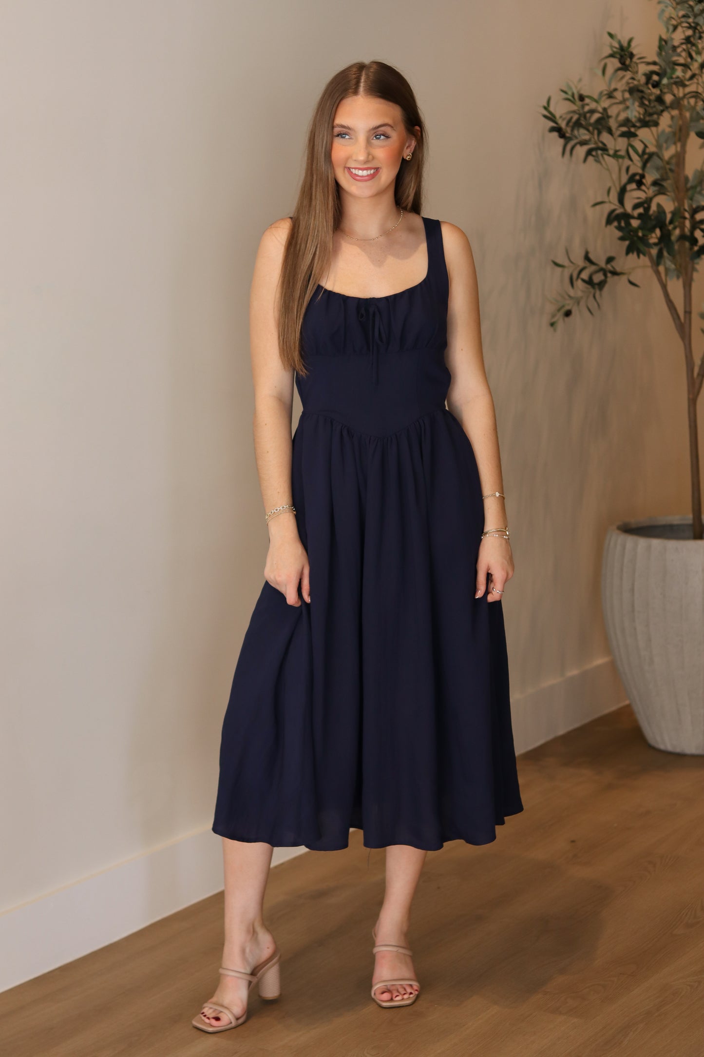 Carrigan Corset Midi Dress