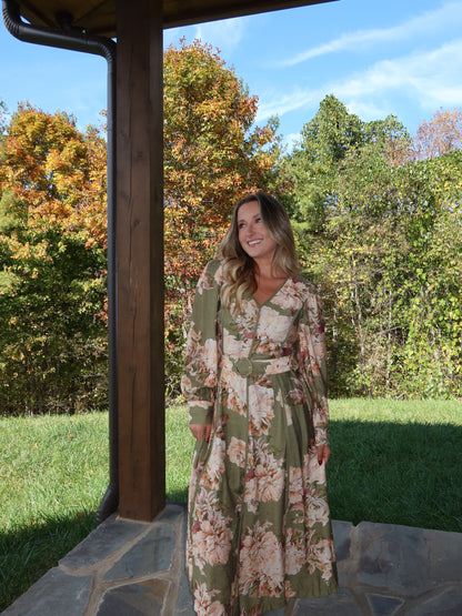 Josey Floral Midi Dress