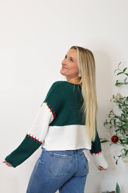 Dove Cropped Sweater