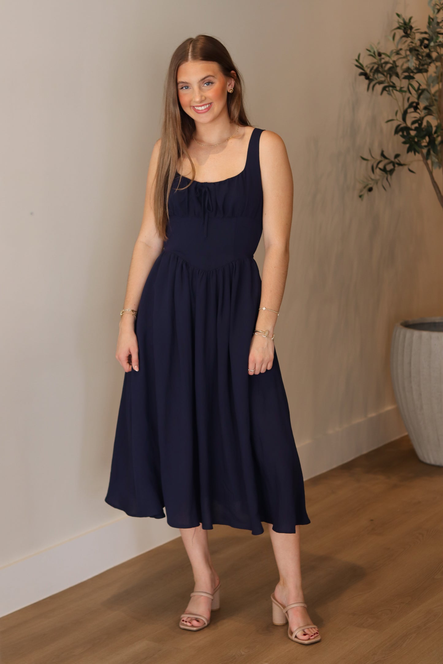 Carrigan Corset Midi Dress