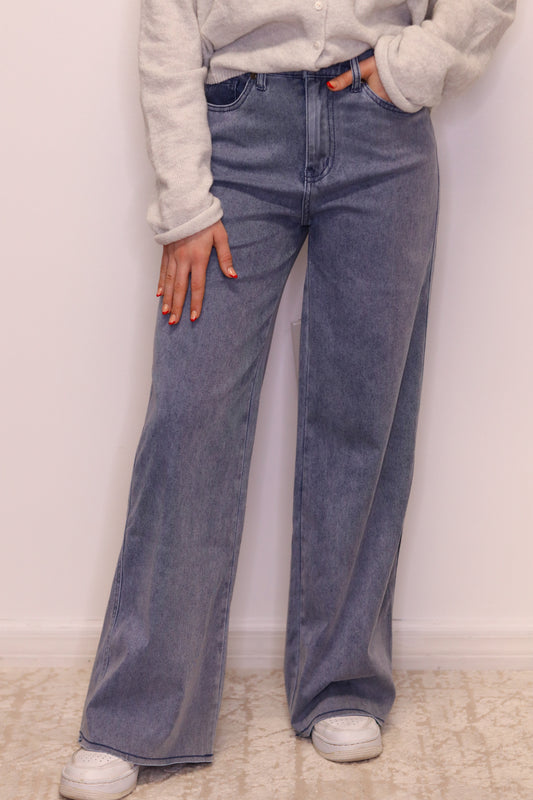 Aria Wide Leg Denim Pants