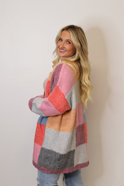 Cadence Color Block Cardigan