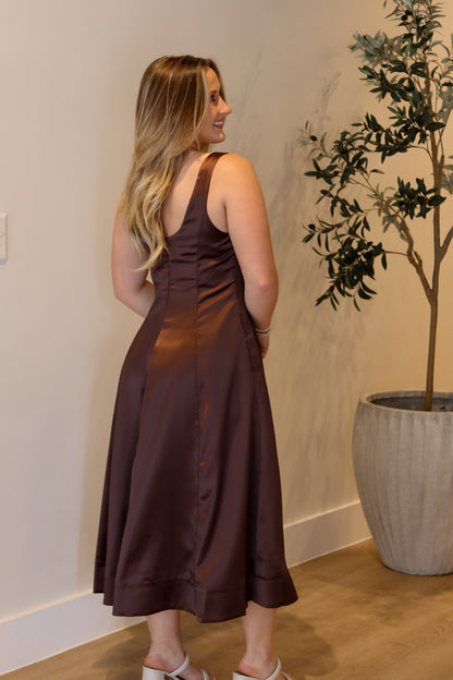 Elias A-Line Midi Dress