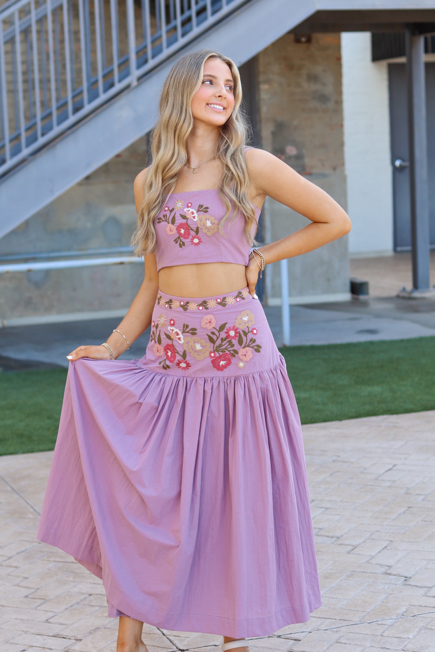 Fawn Midi Skirt Set