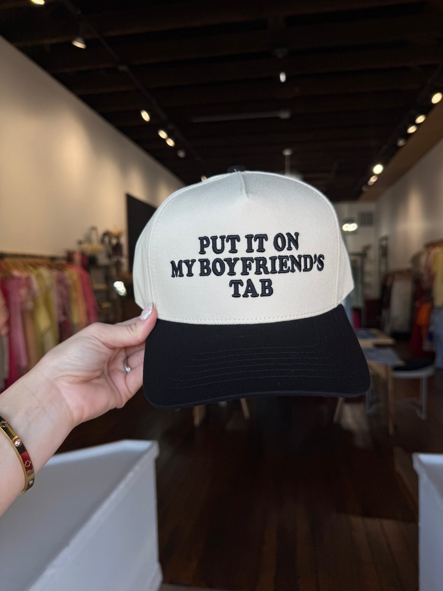 Boyfriend’s Tab Trucker Hat